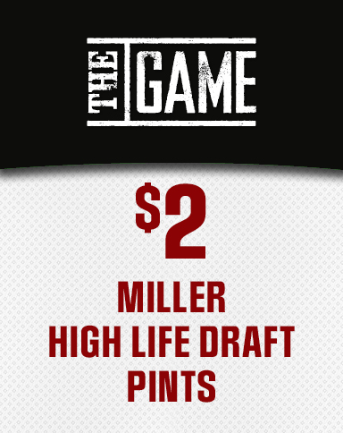 $2 Miller High Life Draft Pints